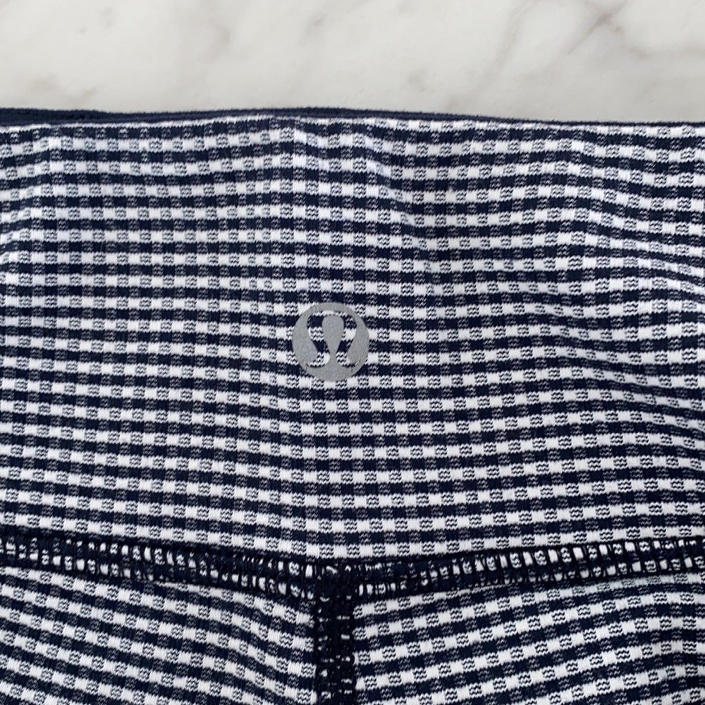 Lululemon Wunder Under Gingham Leggings